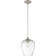 Load image into Gallery viewer, Brushed Nickel Haskin 1-Light Single Bell Pendant (SB279)
