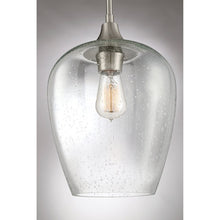 Load image into Gallery viewer, Brushed Nickel Haskin 1-Light Single Bell Pendant (SB279)
