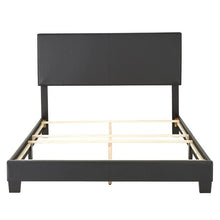 Load image into Gallery viewer, Queen Black Haskin Upholstered Low Profile Standard Bed
