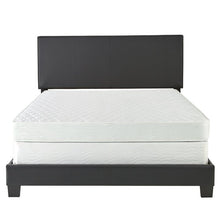 Load image into Gallery viewer, Queen Black Haskin Upholstered Low Profile Standard Bed
