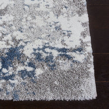 Load image into Gallery viewer, Hassen Abstract Area Rug in Grey / Blue, Rectangle 2&#39; x 13&#39;
