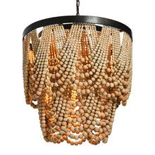 Load image into Gallery viewer, Hatfield 3 - Light Unique Tiered Chandelier with Beaded Accents, 26&quot; H x 25.6&quot; W x 25.6&quot; D

