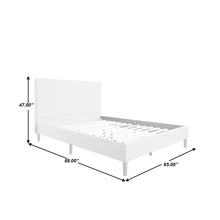 Load image into Gallery viewer, Queen Hawthorn Upholstered Low Profile Platform Bed
