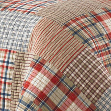 Load image into Gallery viewer, King Quilt + 2 King Shams Hawthorne 100% Cotton Quilt Set, (Set of 3)
