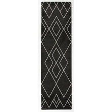 Load image into Gallery viewer, Hawthorne Geometric Black Area Rug Runner#830HW
