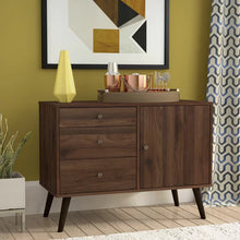 Load image into Gallery viewer, Walnut Haya 40.1&#39;&#39; Wide 3 Drawer Server
