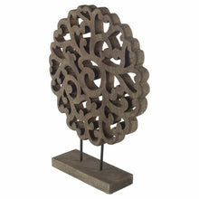 Load image into Gallery viewer, 21&quot; x 16&quot; Brown Harwood Sculpture #9273

