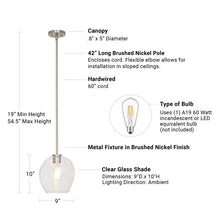 Load image into Gallery viewer, Heatherly 1 - Light Single Globe Pendant
