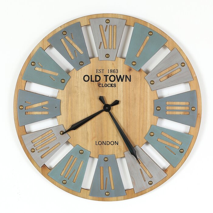 Hebgen Wood Wall Clock