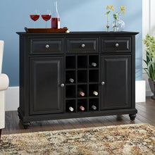 Load image into Gallery viewer, Hedon Black 47.75&quot; Wide 3 Drawer Server (SB1320)
