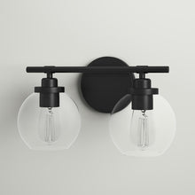Load image into Gallery viewer, 14&quot;W Hegland 2 Light Dimmable Vanity Light
