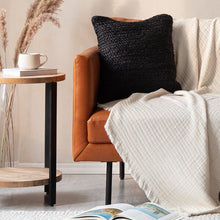 Load image into Gallery viewer, Black Heiden Herrada Square Pillow Cover &amp; Insert
