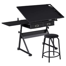 Load image into Gallery viewer, Height Adjustable Drafting Table and Chair Set
