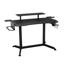 Load image into Gallery viewer, Height Adjustable Gaming Desk, Color: Black/ Gray, #6412

