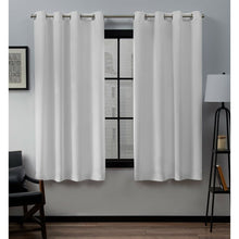 Load image into Gallery viewer, Heil Aaliyah Solid Color Semi-Sheer Grommet Curtain Panels (Set of 2) MRM/GL3398
