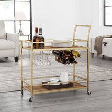Load image into Gallery viewer, Heisler Bar Cart Gold #1291
