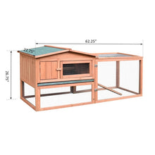 Load image into Gallery viewer, Heller Weather Resistant Rabbit Hutch with Ramp 1248AH
