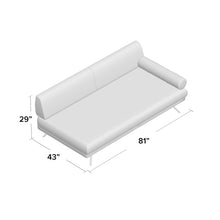 Load image into Gallery viewer, Helvey Bed 81&quot; Wide Pillow Top Arm Sleeper Sofa Bed 4393RR
