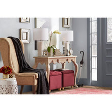 Load image into Gallery viewer, Heming 25.25&quot; Cream Table Lamp Set, set of 2
