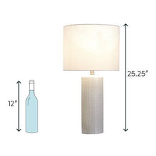 Load image into Gallery viewer, Heming 25.25&quot; Cream Table Lamp Set, set of 2
