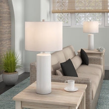 Load image into Gallery viewer, Heming 25.25&quot; Cream Table Lamp Set, set of 2
