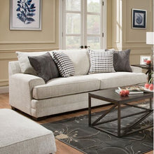 Load image into Gallery viewer, Henthorn Chenille 89&quot; Square Arm Sofa Beige/Gray
