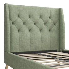 Load image into Gallery viewer, Her Majesty Tufted Upholstered Low Profile Platform Bed queen
