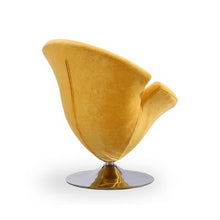 Load image into Gallery viewer, Herald Square 28" W Barrel Chair Yellow/Silver Base 793CDR
