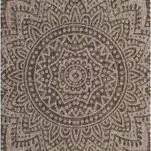 Load image into Gallery viewer, Herefordshire Floral Indoor / Outdoor Area Rug in Light Brown 9&#39;
