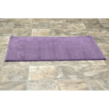 Load image into Gallery viewer, 2&#39; x 3&#39; 4&quot; Purple Herleston Brette Rectangle Nylon Non-Slip Bath Rug, set of 3
