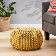 Load image into Gallery viewer, Herrington 20&#39;&#39; Wide Round Pouf Ottoman
