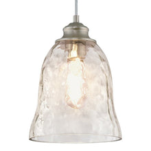 Load image into Gallery viewer, Brushed Nickel Herrod 1 - Light Single Bell Pendant #931HW
