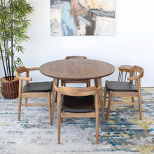 Load image into Gallery viewer, Hesse 43.5&#39;&#39; Eucalyptus Solid Wood Dining Table
