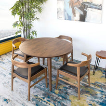 Load image into Gallery viewer, Hesse 43.5&#39;&#39; Eucalyptus Solid Wood Dining Table
