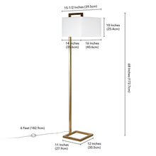 Load image into Gallery viewer, Hesser 68&quot; Arched Floor Lamp
