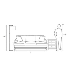 Load image into Gallery viewer, Hesser 68&quot; Arched Floor Lamp
