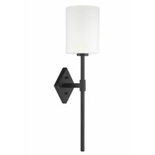 Load image into Gallery viewer, Matte Black Hessle 1 - Light Dimmable Wallchiere (Set of 2 sconces) 6274RR (2 boxes)
