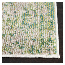 Load image into Gallery viewer, Hester Street Abstract Area Rug in Green/Ivory, Rectangle 4&#39; x 6&#39;
