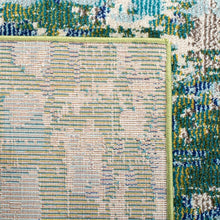 Load image into Gallery viewer, Hewson Abstract Area Rug in Green/Turquoise, Rectangle 6&#39; x 9&#39;
