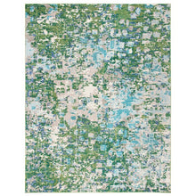 Load image into Gallery viewer, Hewson Abstract Area Rug in Green/Turquoise, Rectangle 6&#39; x 9&#39;
