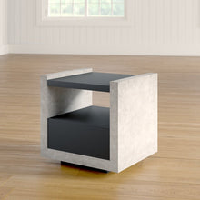 Load image into Gallery viewer, Black Hewson End Table

