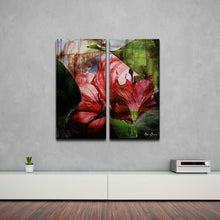 Load image into Gallery viewer, Hibiscus - 2 Piece Wrapped Canvas Graphic Art Set MRM3913
