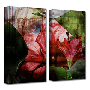 Hibiscus - 2 Piece Wrapped Canvas Graphic Art Set MRM3913