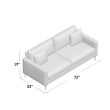 Load image into Gallery viewer, Highland 72'' Square Arm Sofa
