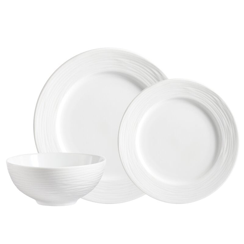 Hignite 12 Piece Dinnerware Set, Service for 4