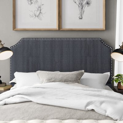 Hillary Upholstered Panel Headboard Dark Gray Full/Queen 728CDR