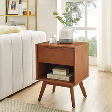 Load image into Gallery viewer, Hillenbrand 24&#39;&#39; Tall 1 - Drawer Nightstand in Dark Walnut
