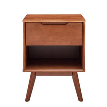 Load image into Gallery viewer, Hillenbrand 24&#39;&#39; Tall 1 - Drawer Nightstand in Dark Walnut

