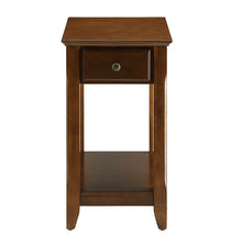 Load image into Gallery viewer, Hillyard End Table with Storage Walnut #2560HW
