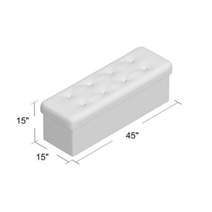 Hiroko Upholstered Flip Top Storage Bench 7156RR